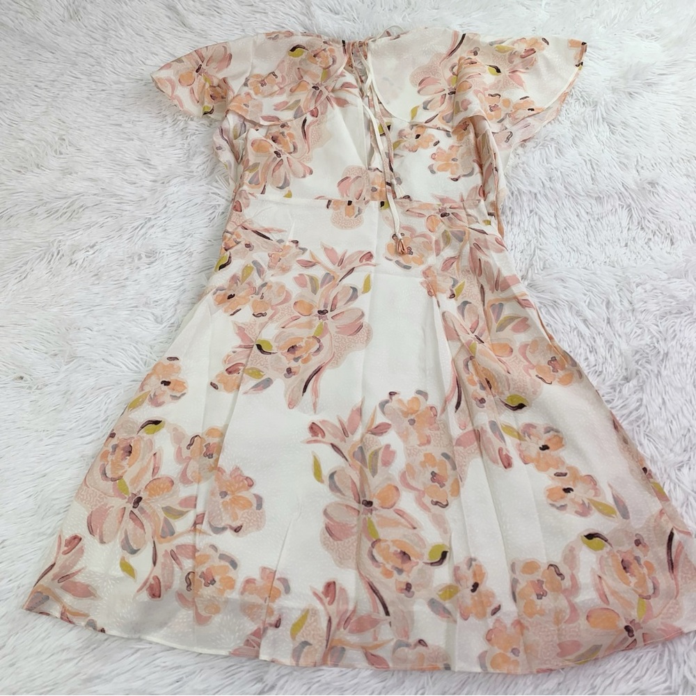 Joie‎ NWT short sleeve B neck Hunter Floral Shift Dress - Picture 10 of 12